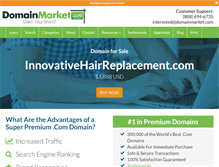 Tablet Screenshot of innovativehairreplacement.com